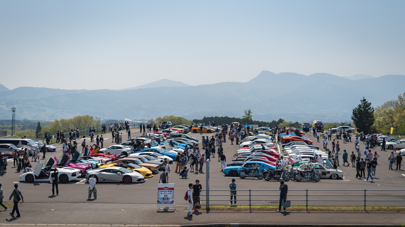 Liberty Walk still had an impressive car park this year